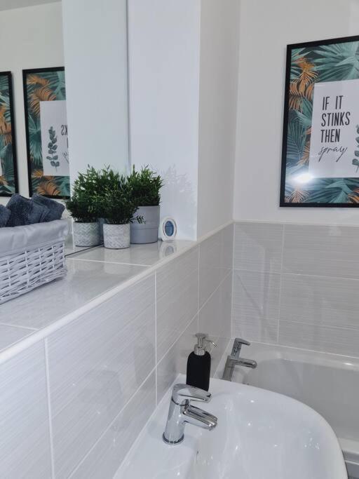 Stylish 2 Bedroom Apartment / Free Gated Parking Glasgow Eksteriør bilde